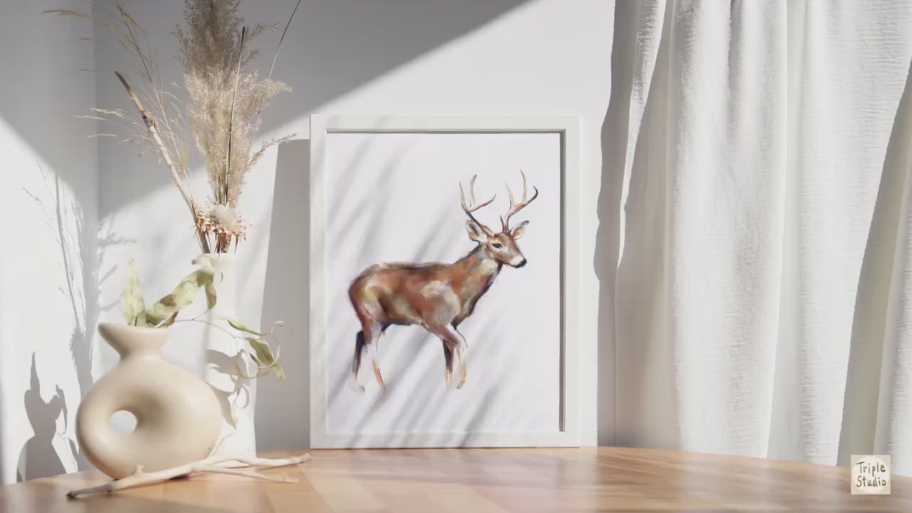 Deer Art Print