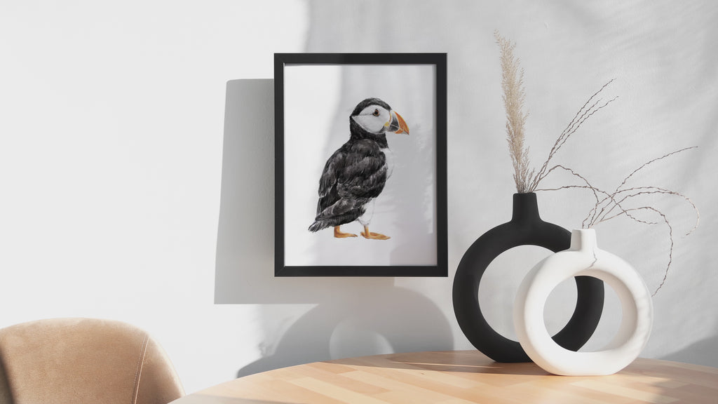 Puffin Bird Art Print
