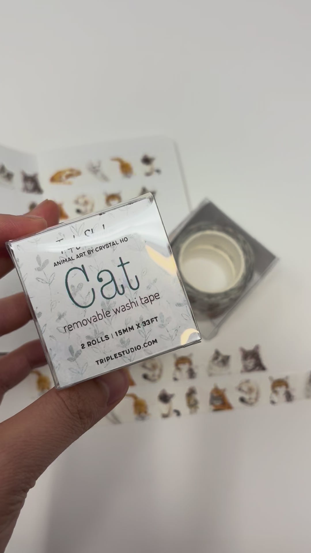 Cat Washi Tape (2 Rolls)