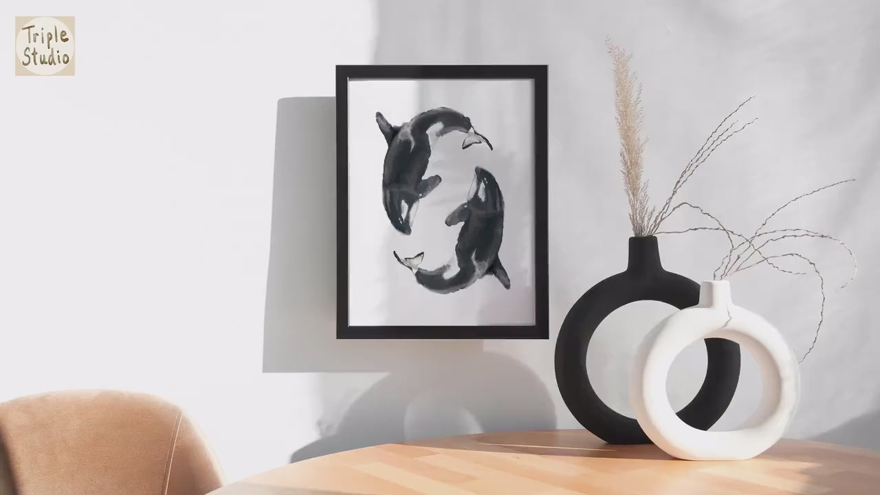Whale Art Print