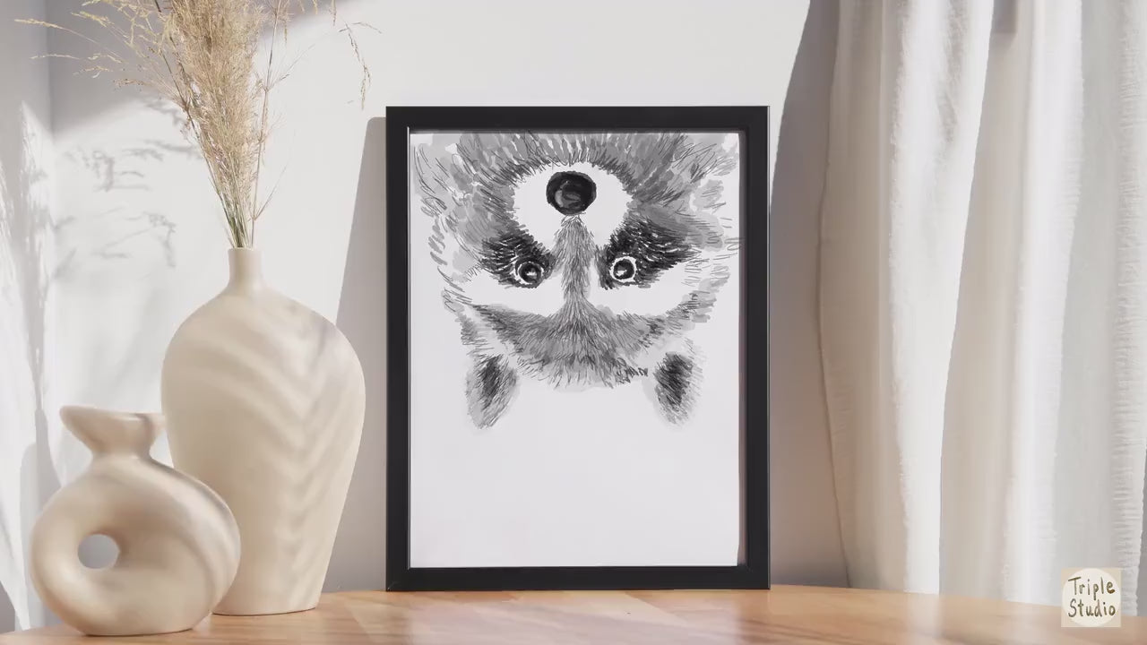 Raccoon Art Print