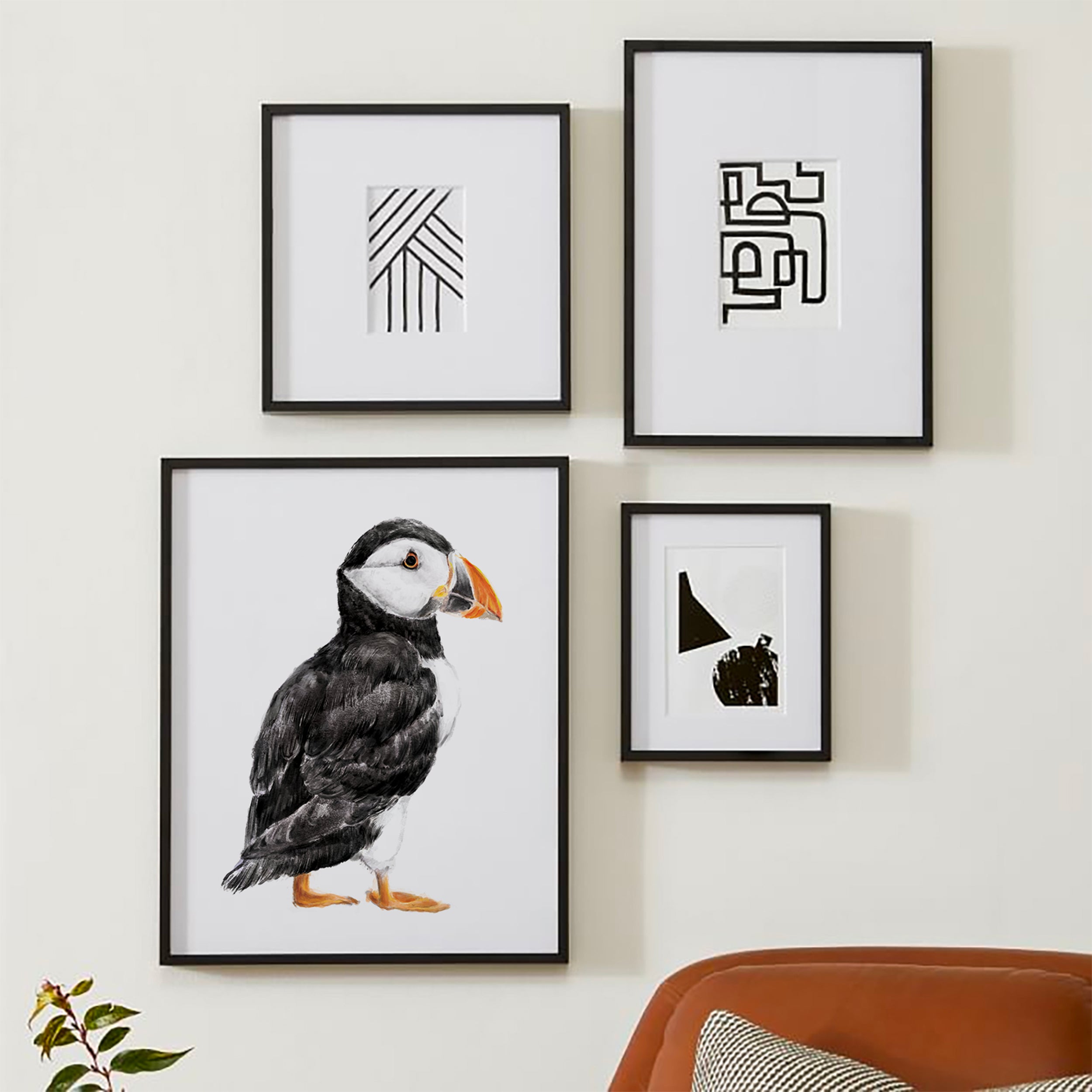 Puffin Bird Art Print