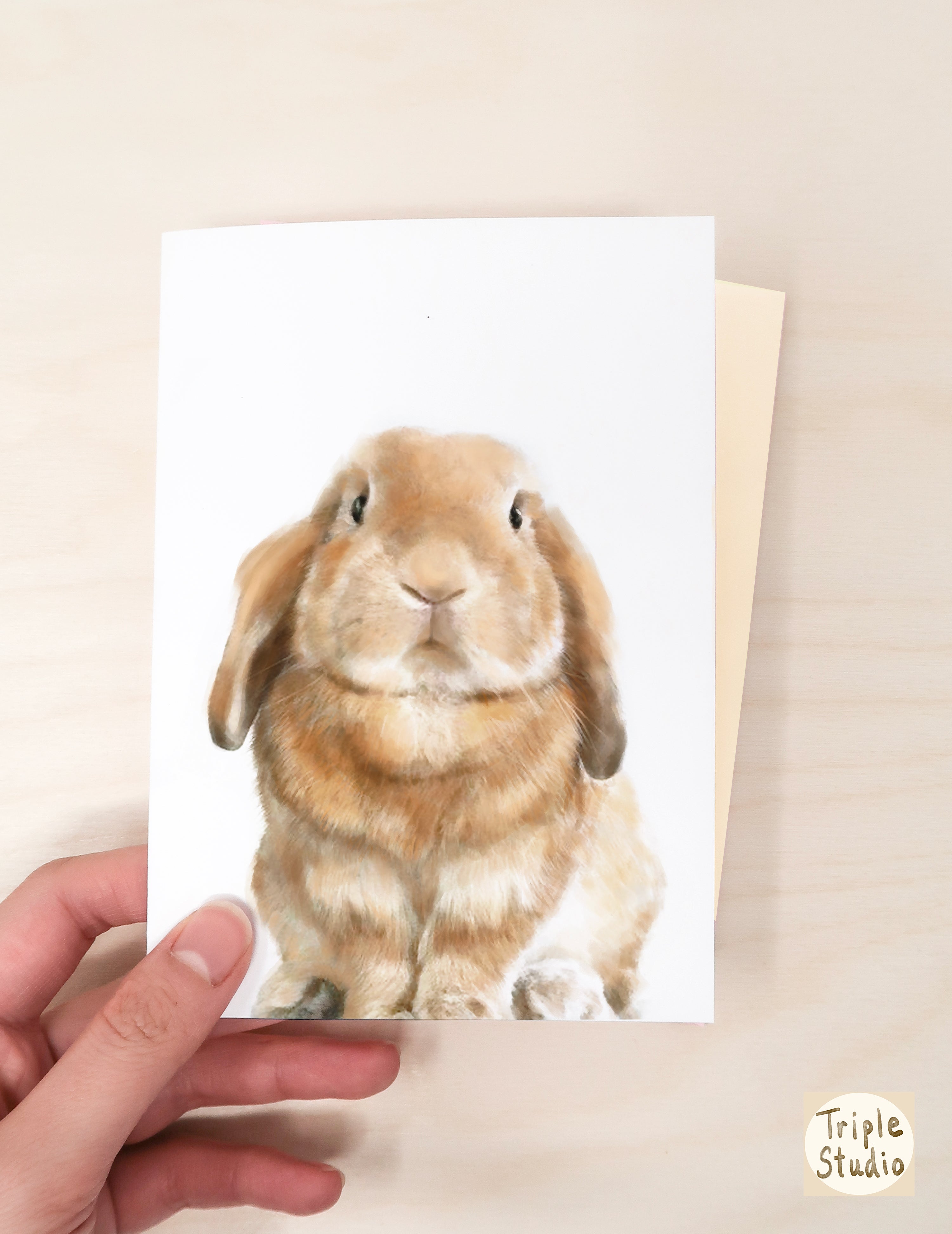 Have a Bunderful Day! | Hoppy Rabbit Stationery Card
