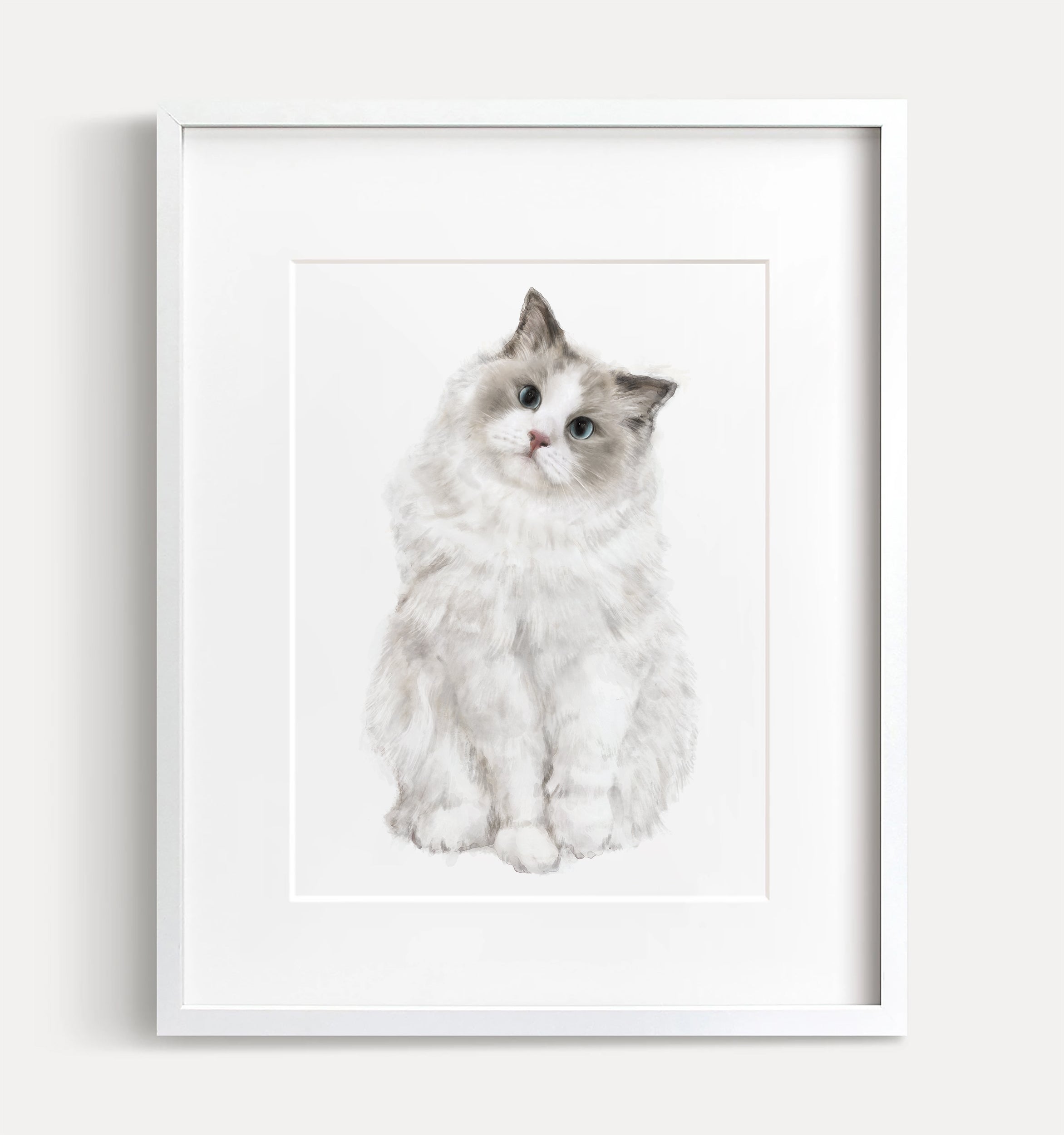 Ragdoll Cat Art Print