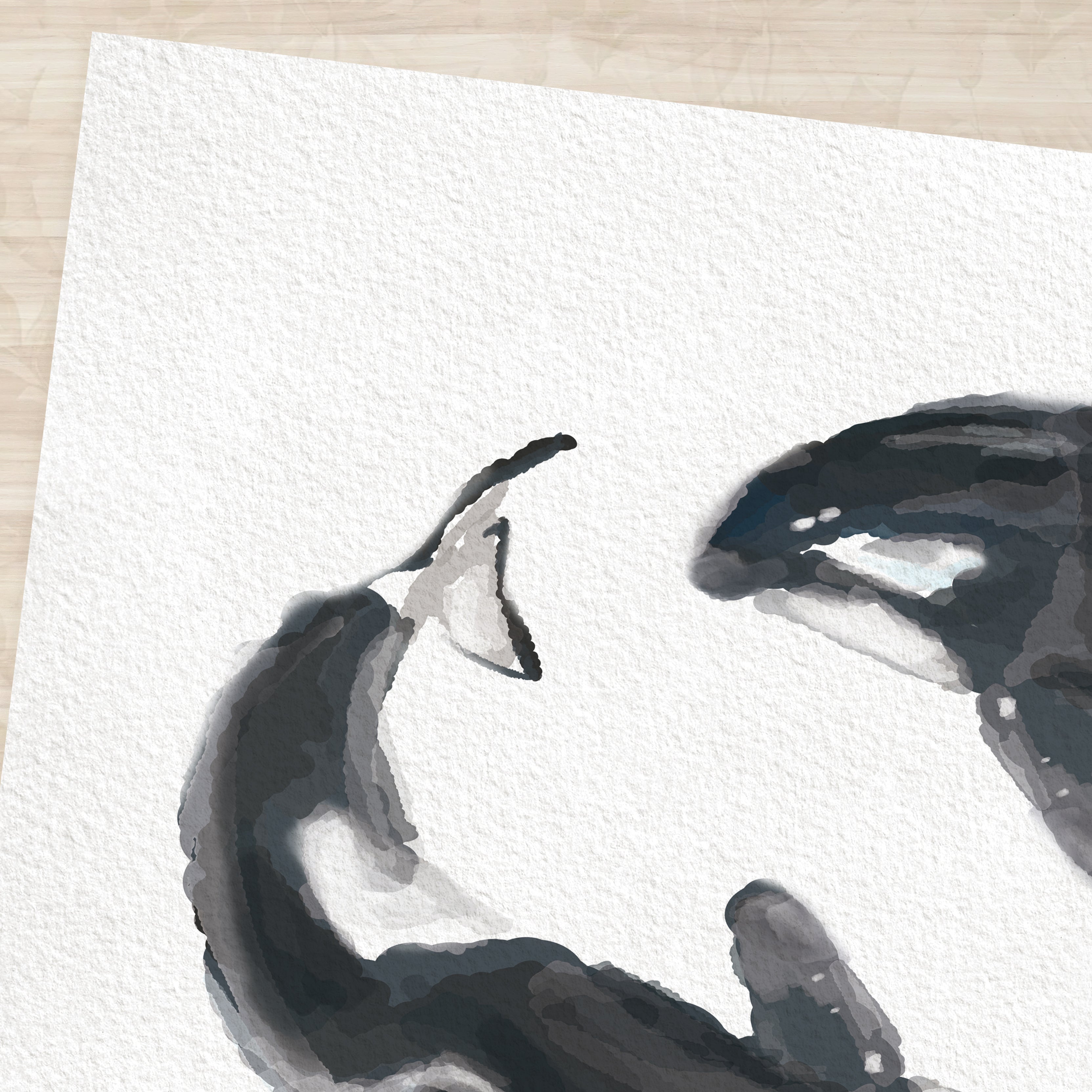Whale Art Print
