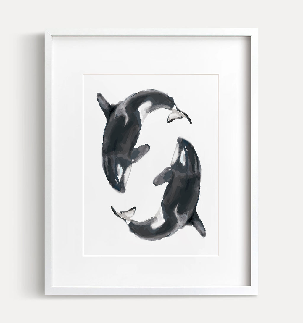 Whale Art Print