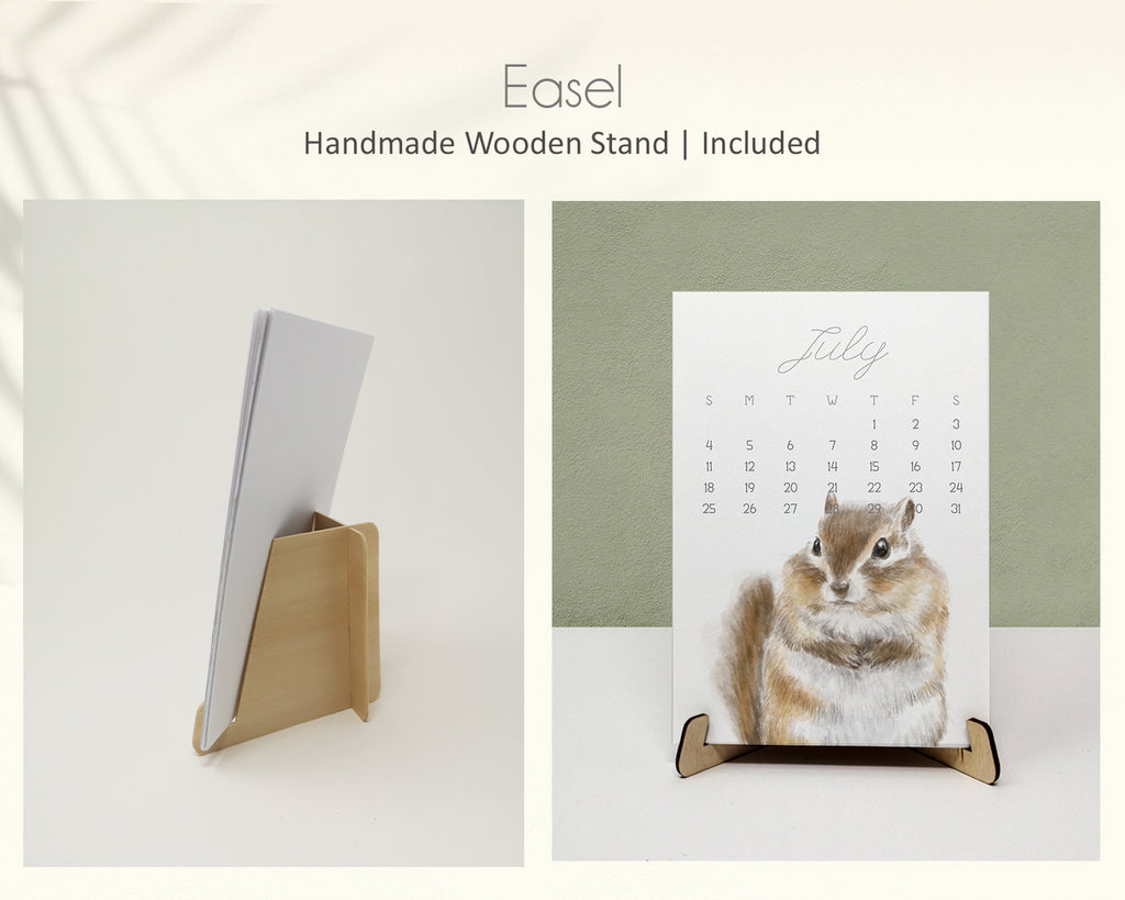 2027 Desk Calendar: Woodland