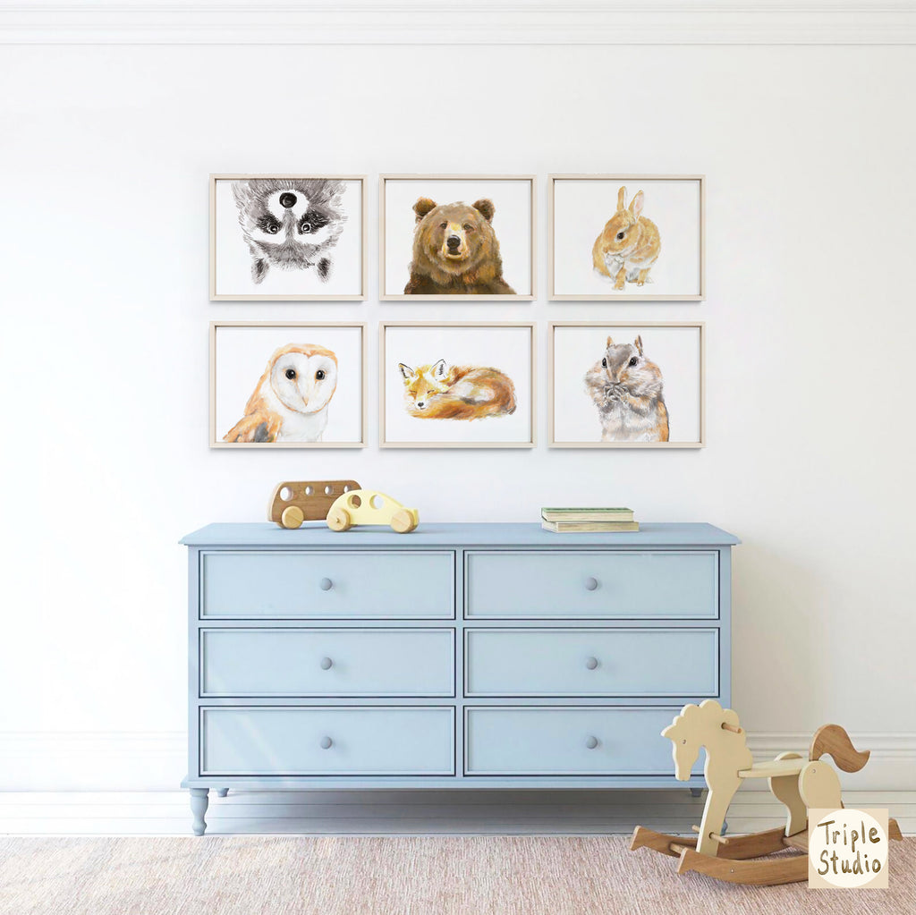 Woodland Nursery Set of 6