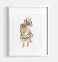 Gray Tabby Cat Art Print