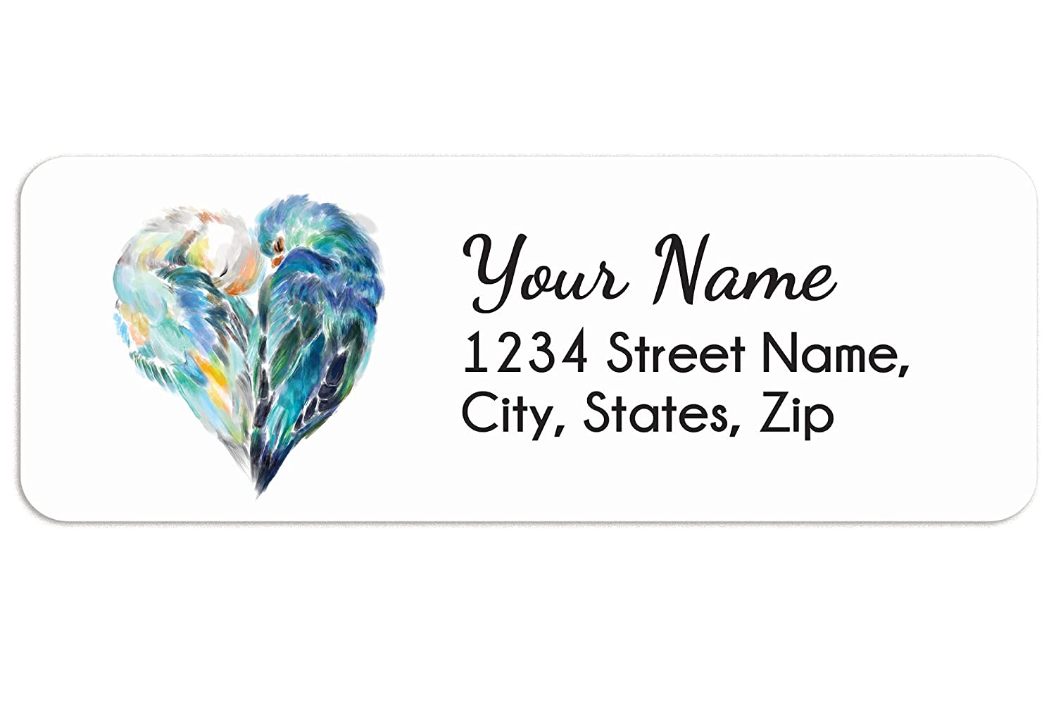 Lovebird Personalized Address Label