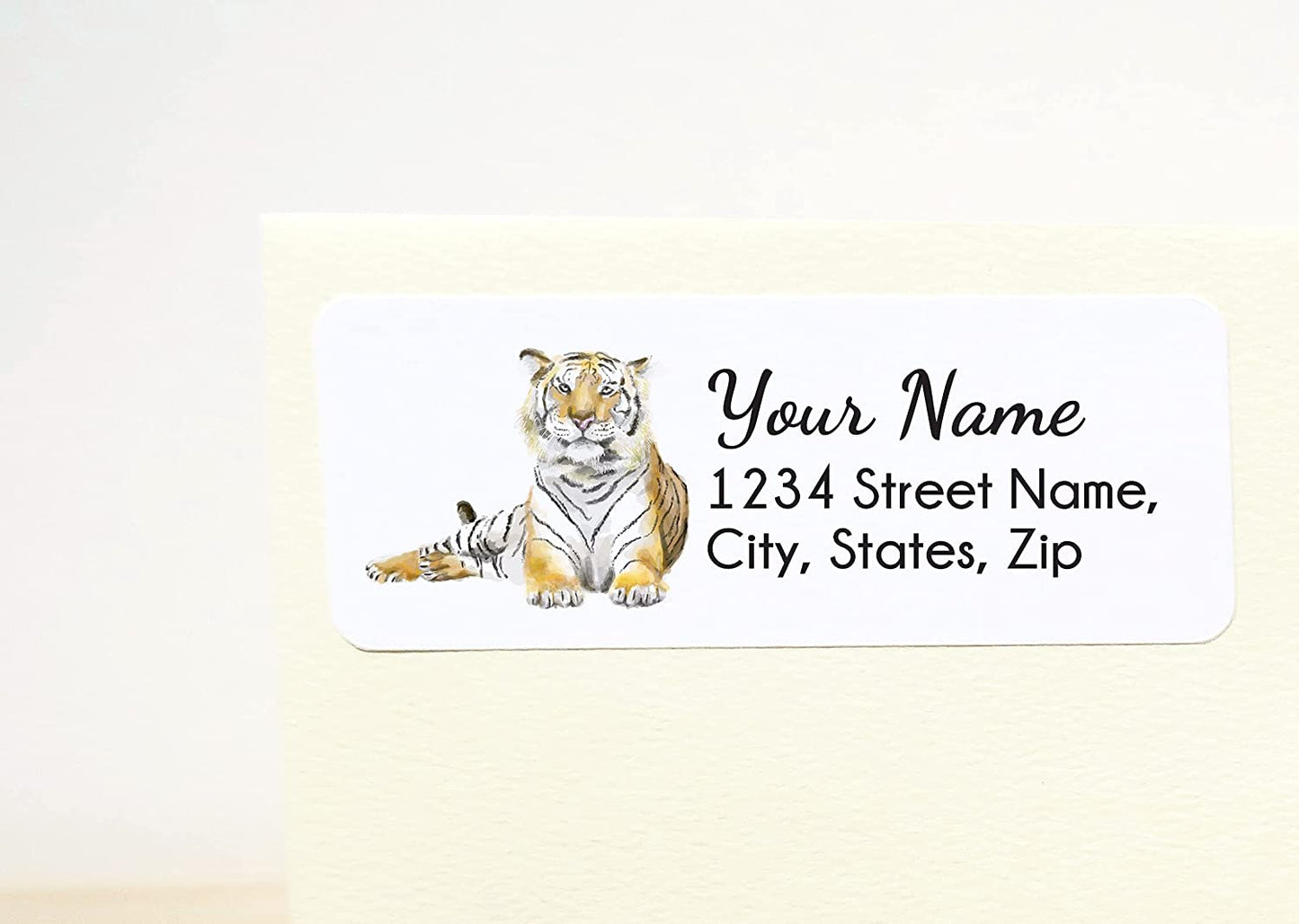 Tiger Return Address Label