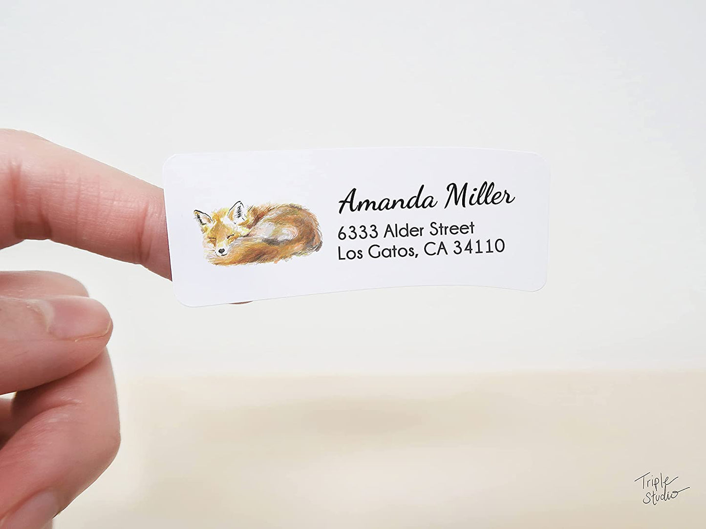 Fox Personalized Address Labels