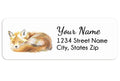 Fox Personalized Address Labels