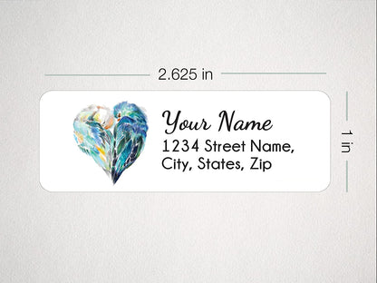 Lovebird Personalized Address Label