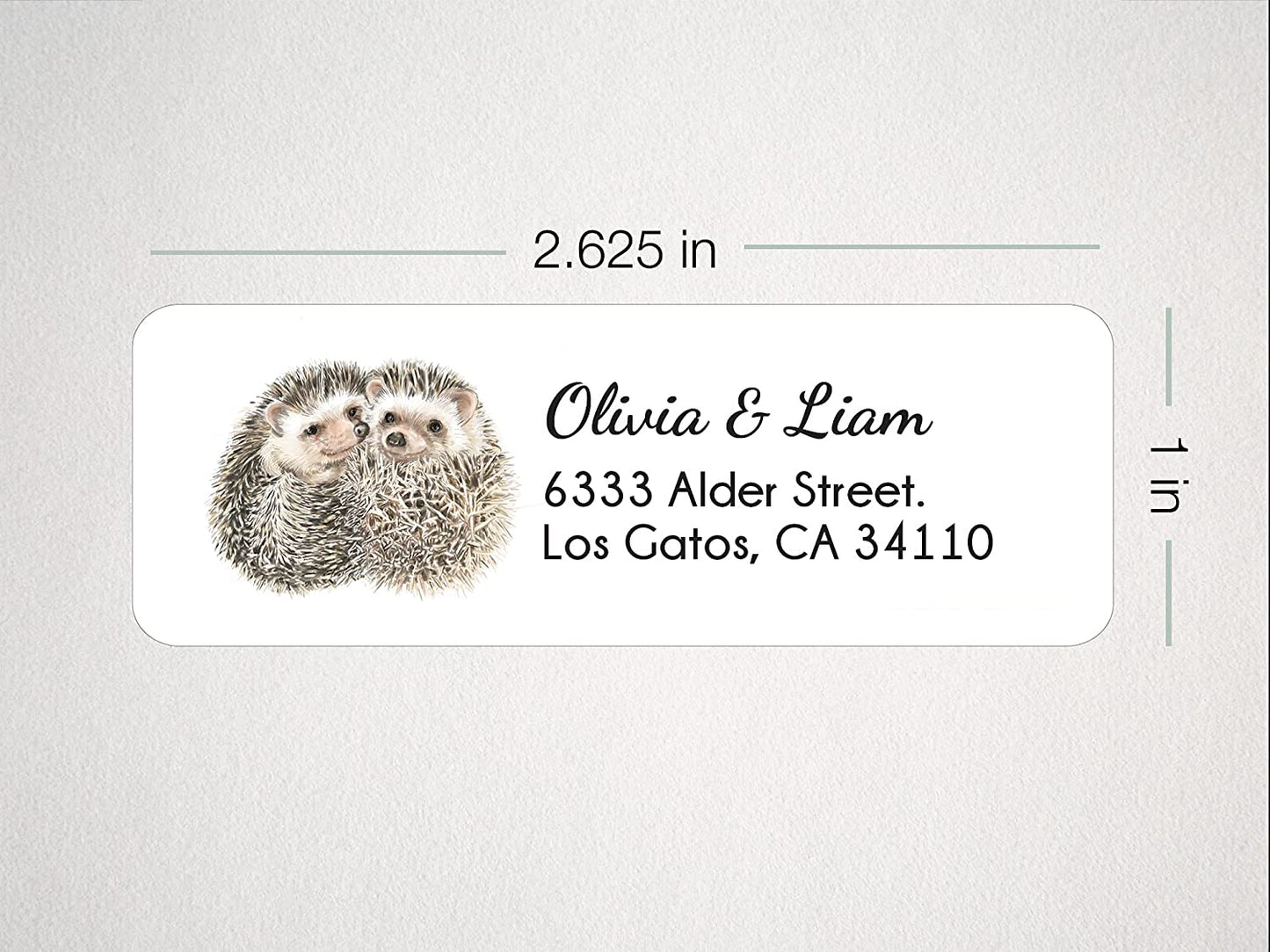 Hedgehogs Personalized Address Labels