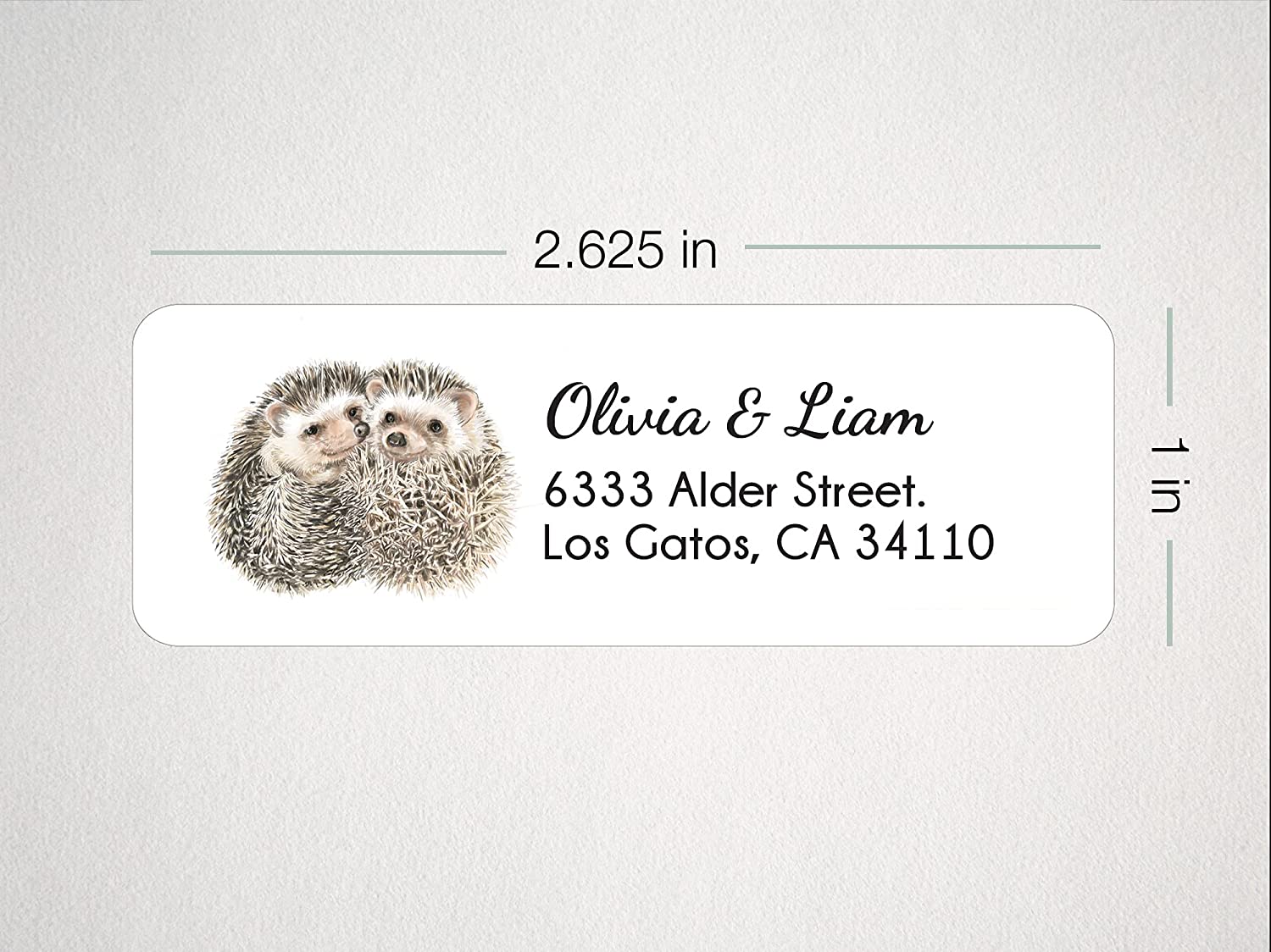 Hedgehogs Personalized Address Labels