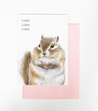 I heard there is CAKE - Chipmunk Card for Animal Lover
