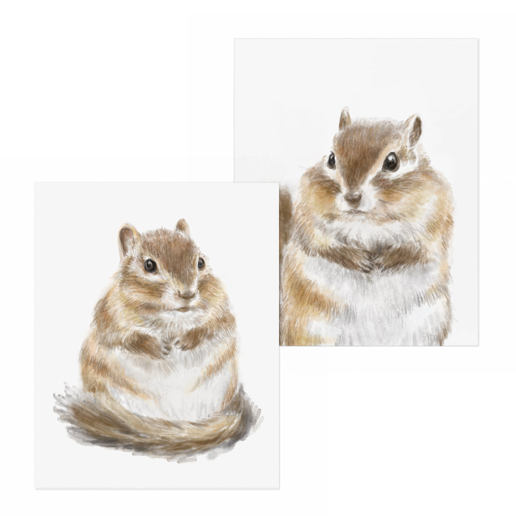 Chipmunk Print Set