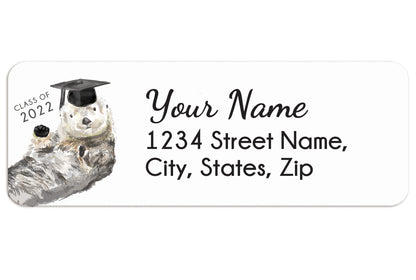 Graduation Address Labels - 120 Personalized Gift for 2022 Grads with Bonus Stickers