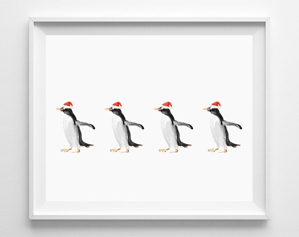 Christmas Penguin Card