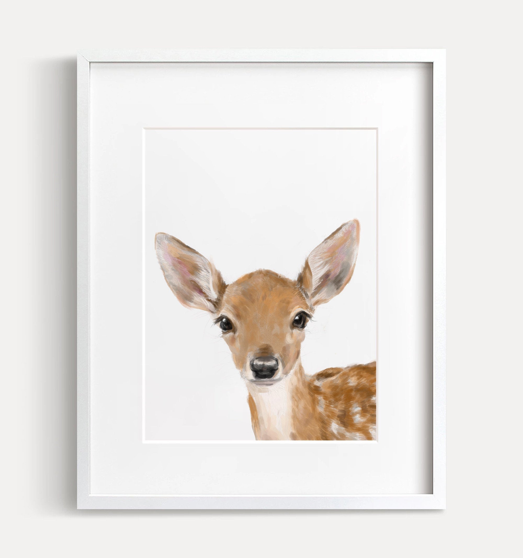 Forest Fawn 2 Art Print