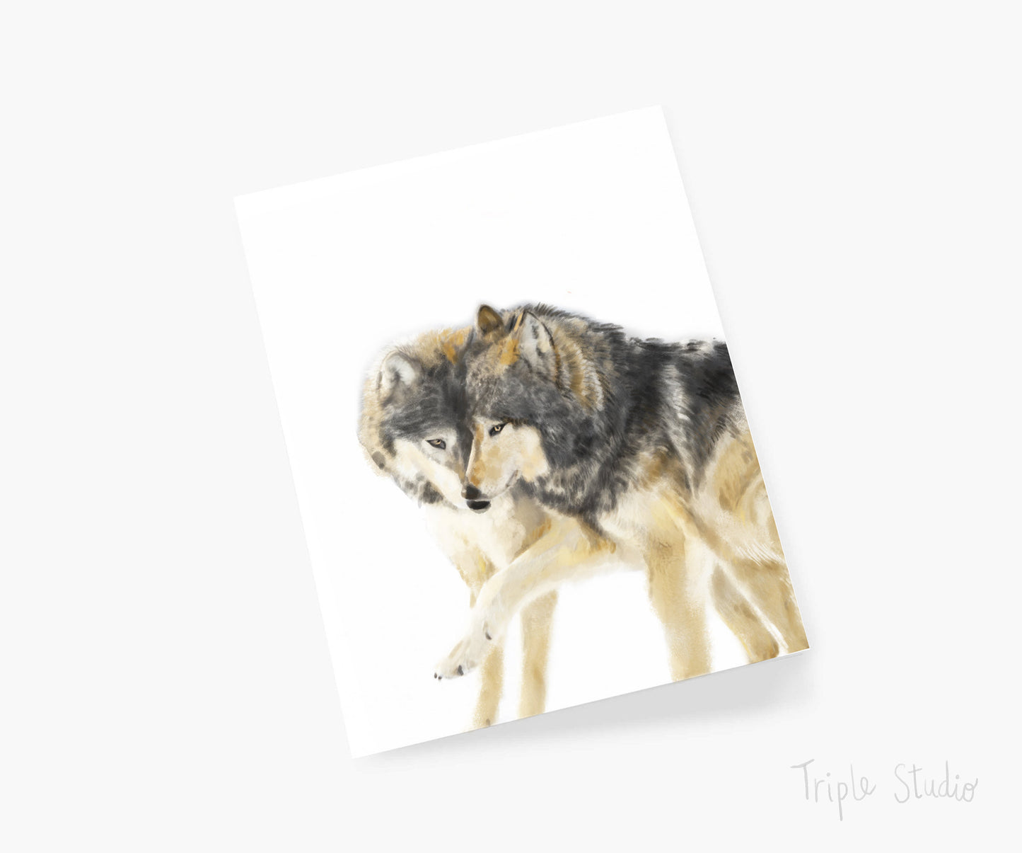Wolves in Love Card