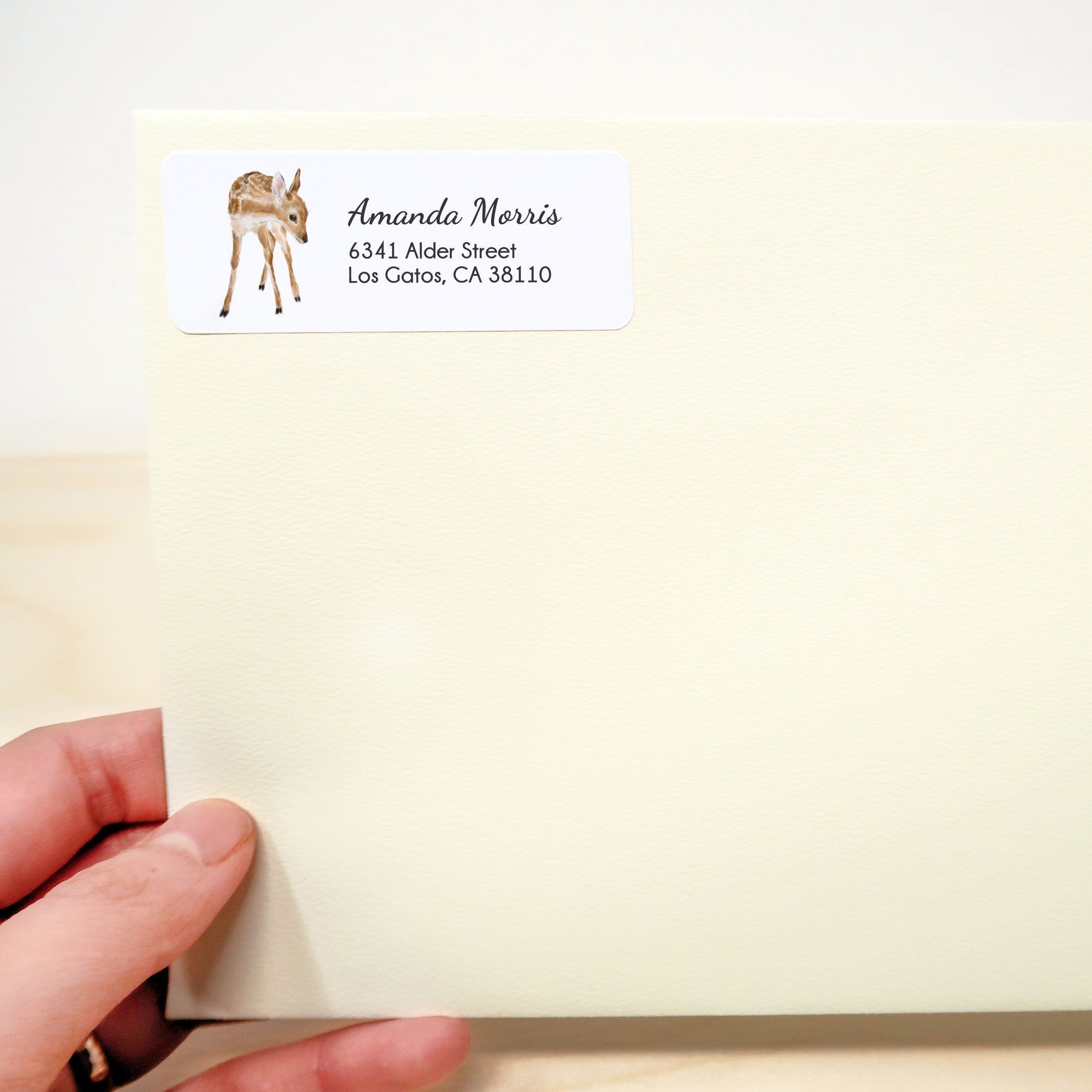 Baby Deer Personalized Address Label