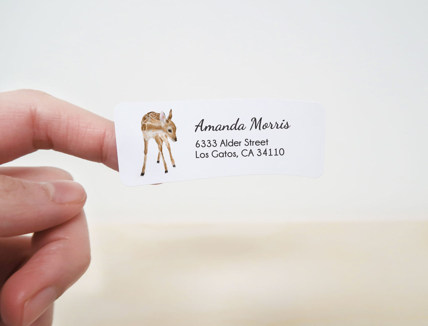 Baby Deer Personalized Address Label