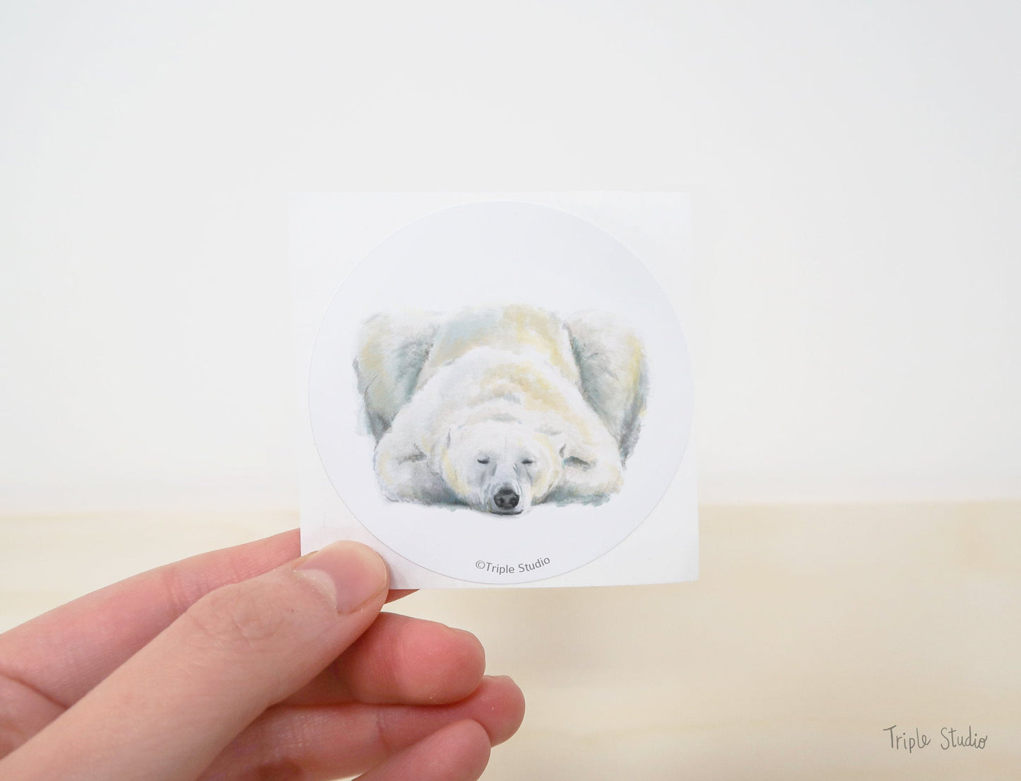 Let's Hibernate! Sleepy Polar Bear Card