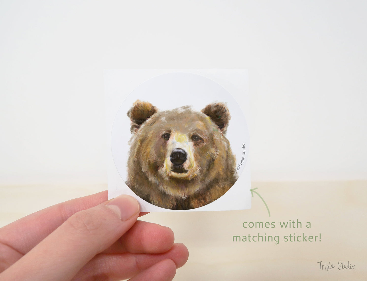 Grizzly Bear Card