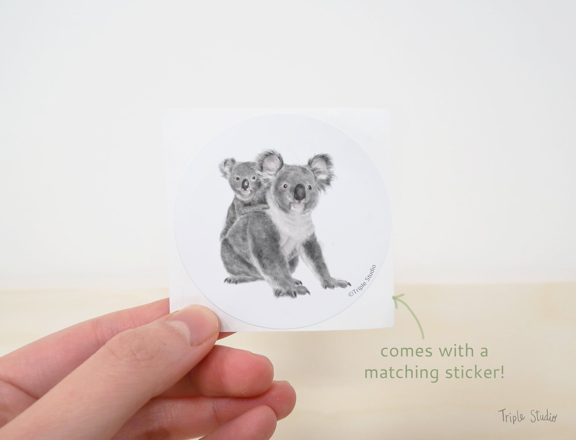 Koala Joey and Mom Card