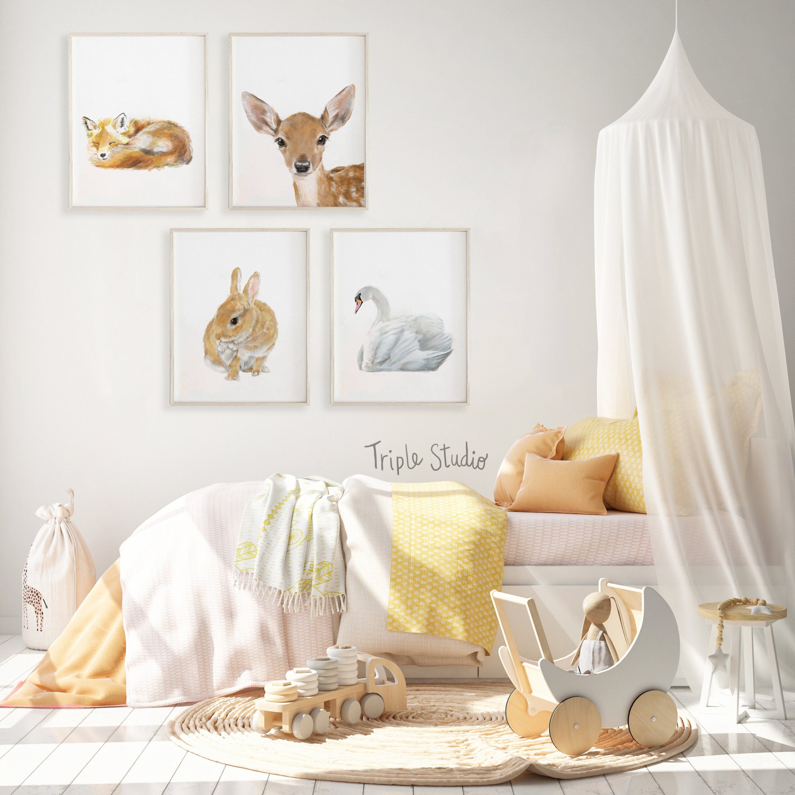 Forest Fawn 2 Art Print