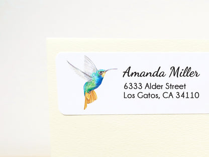 Hummingbird Personalized Address Label