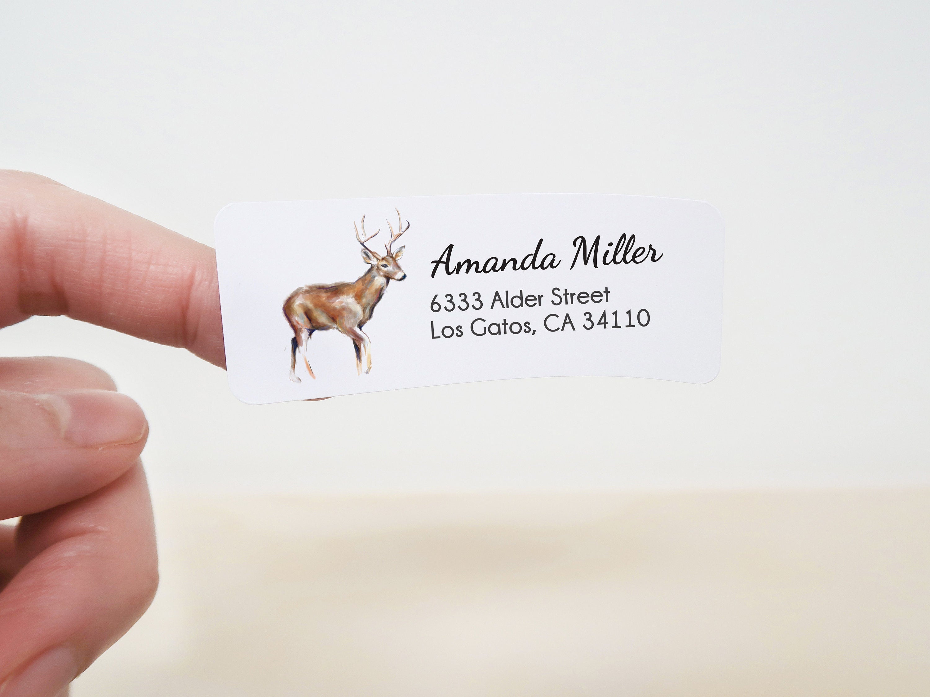 Deer Personalized Address Label
