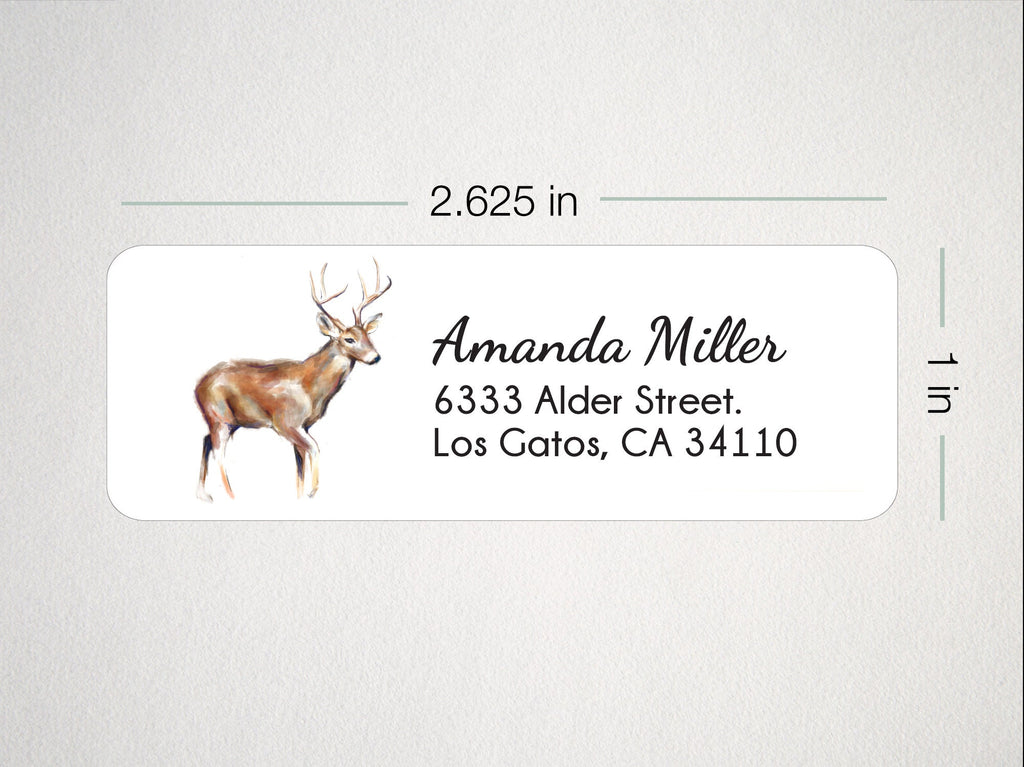 Deer Personalized Address Label