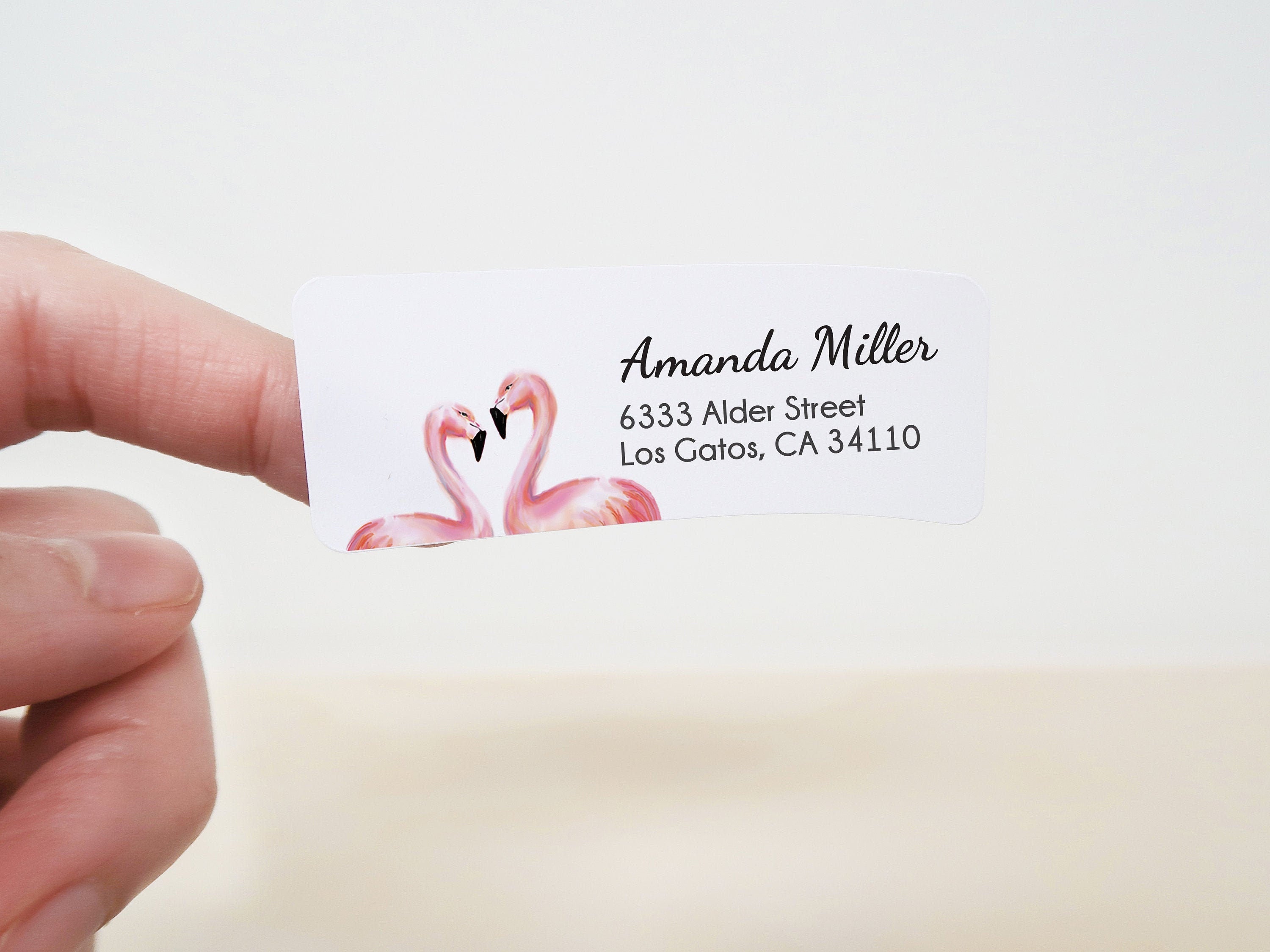 Pink FlamingoPersonalized Address Label