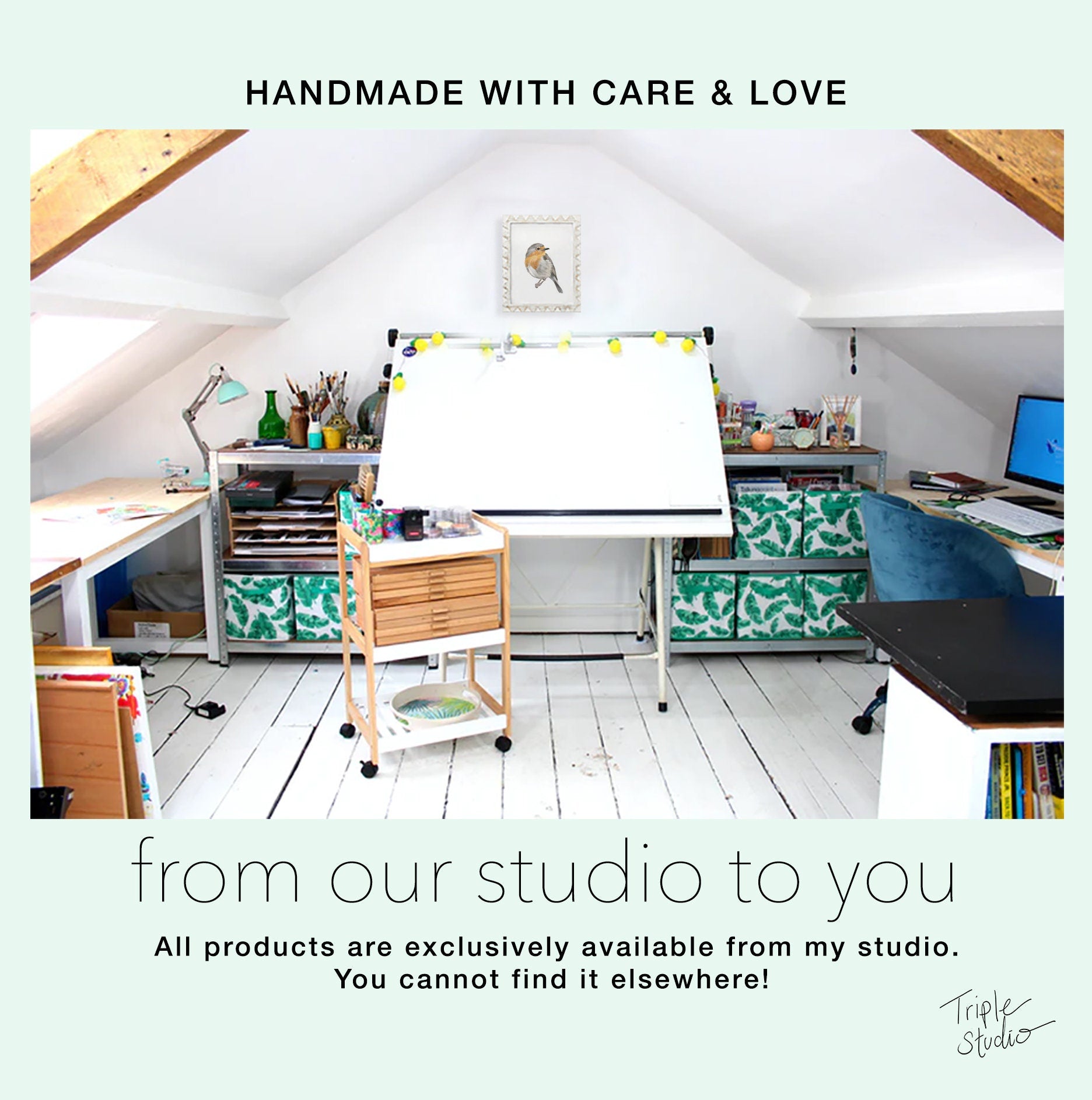 Penguins in Love Personalized Address Label