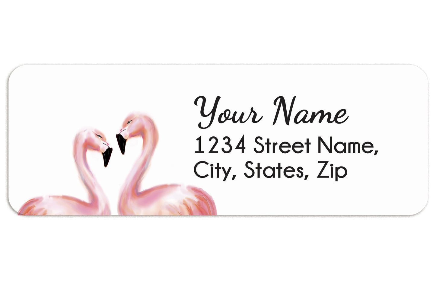 Pink FlamingoPersonalized Address Label