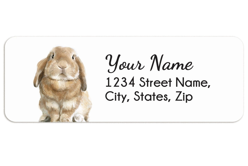 Rabbit Personalized Address Label
