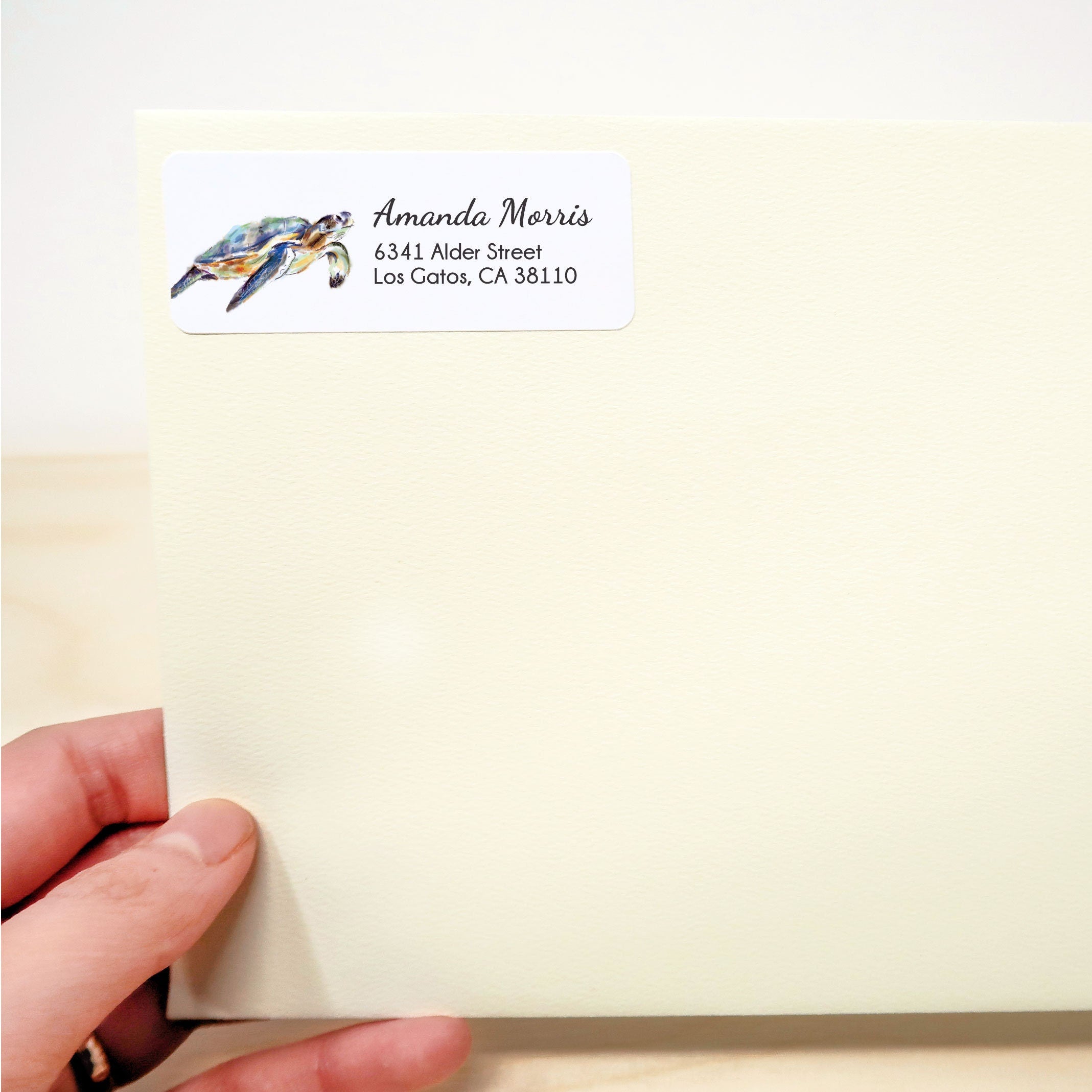 Sea Turtle Personalized Address Label