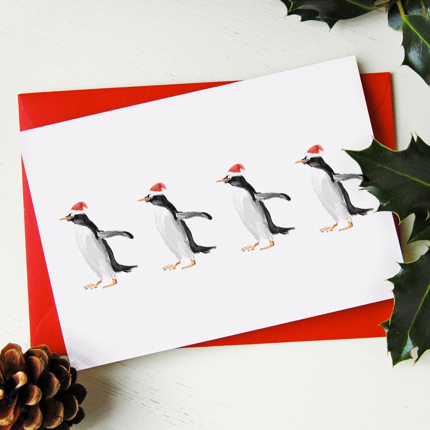 Christmas Penguin Card