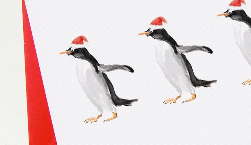 Christmas Penguin Card