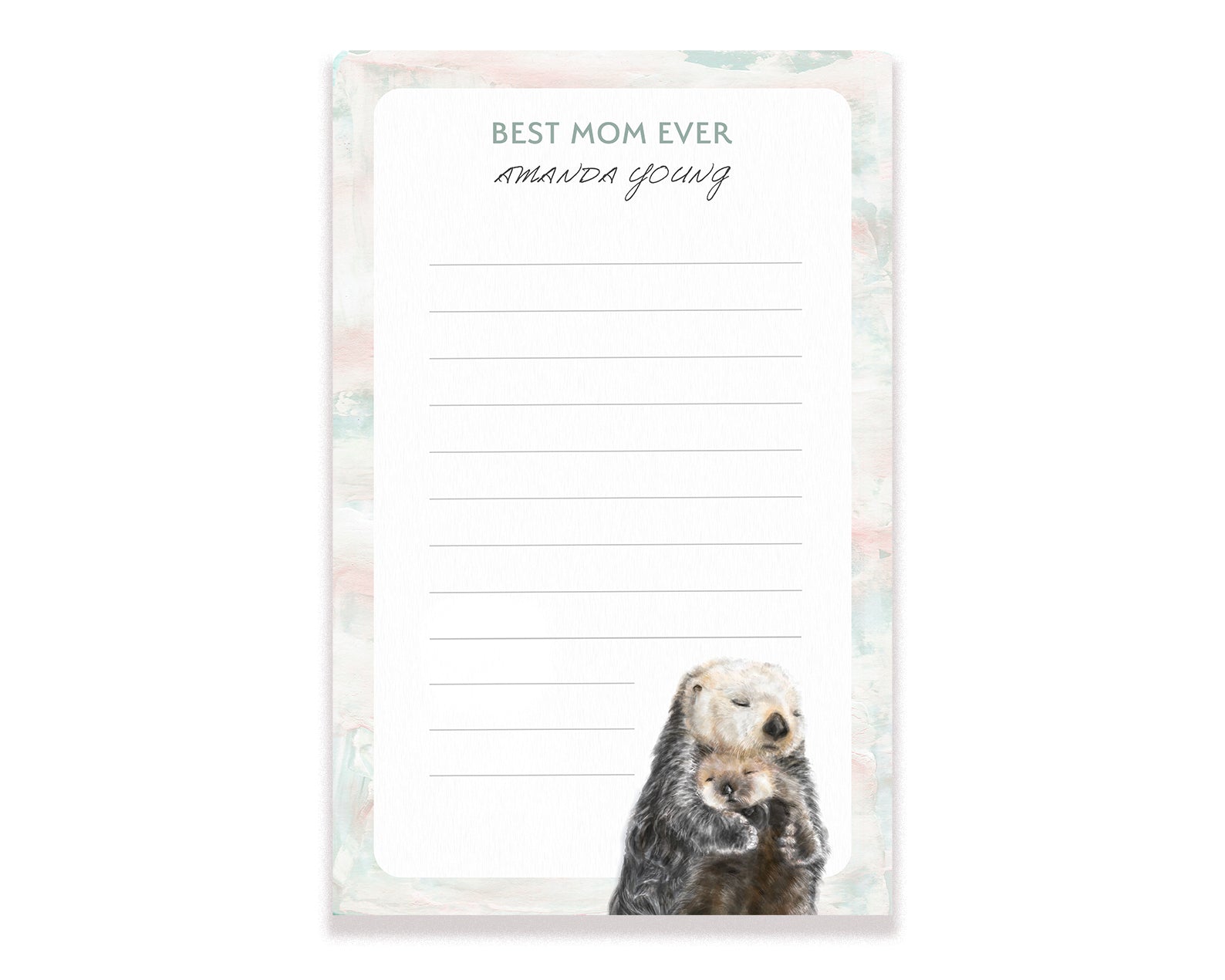 Best Mom Ever Notepad | Personalized Gift for Mom