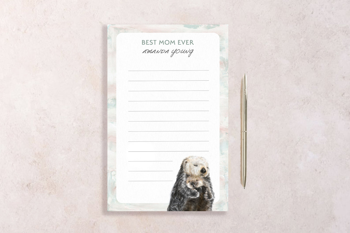 Best Mom Ever Notepad | Personalized Gift for Mom