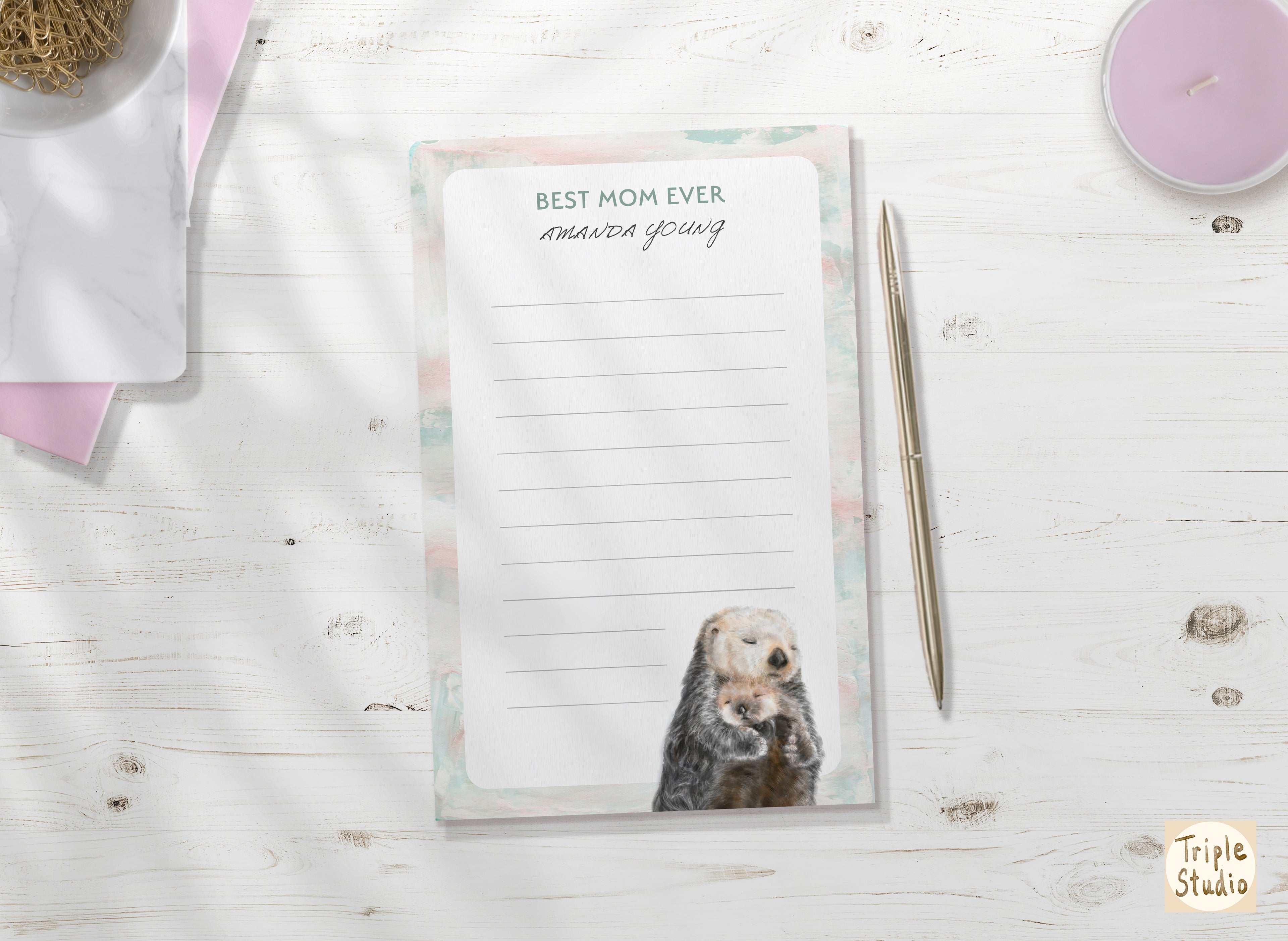 Best Mom Ever Notepad | Personalized Gift for Mom