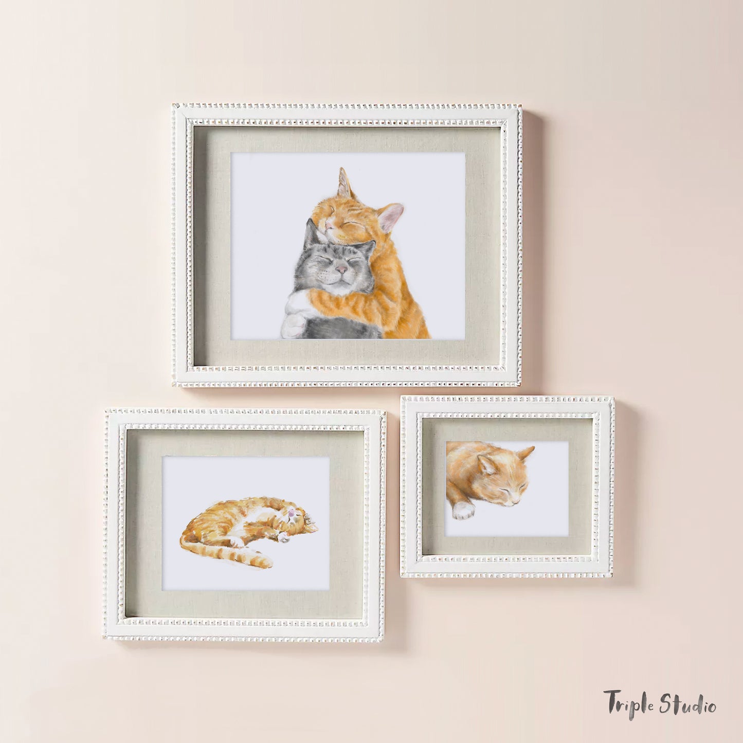 Orange Cat Art Print