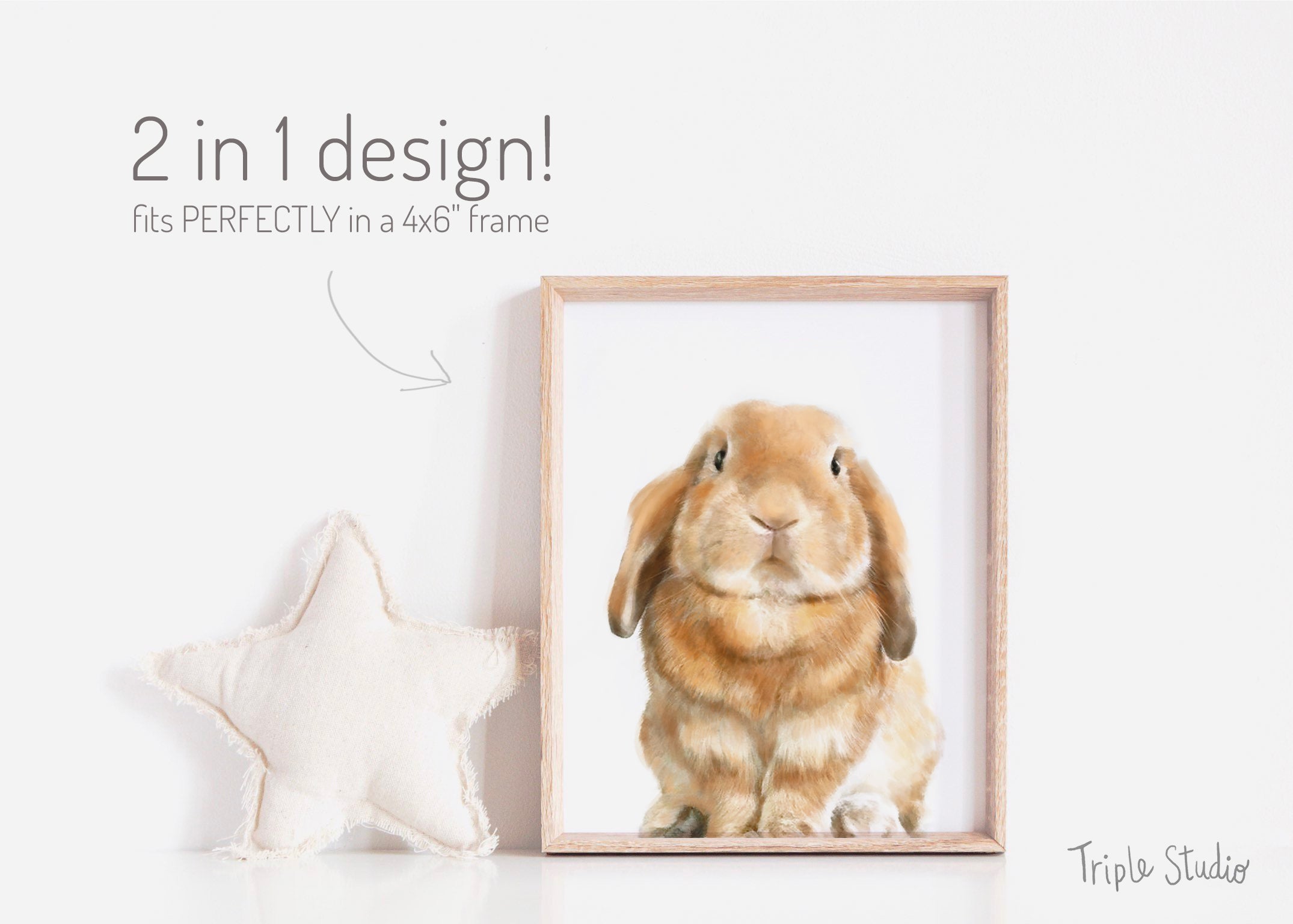 Have a Bunderful Day! | Hoppy Rabbit Stationery Card