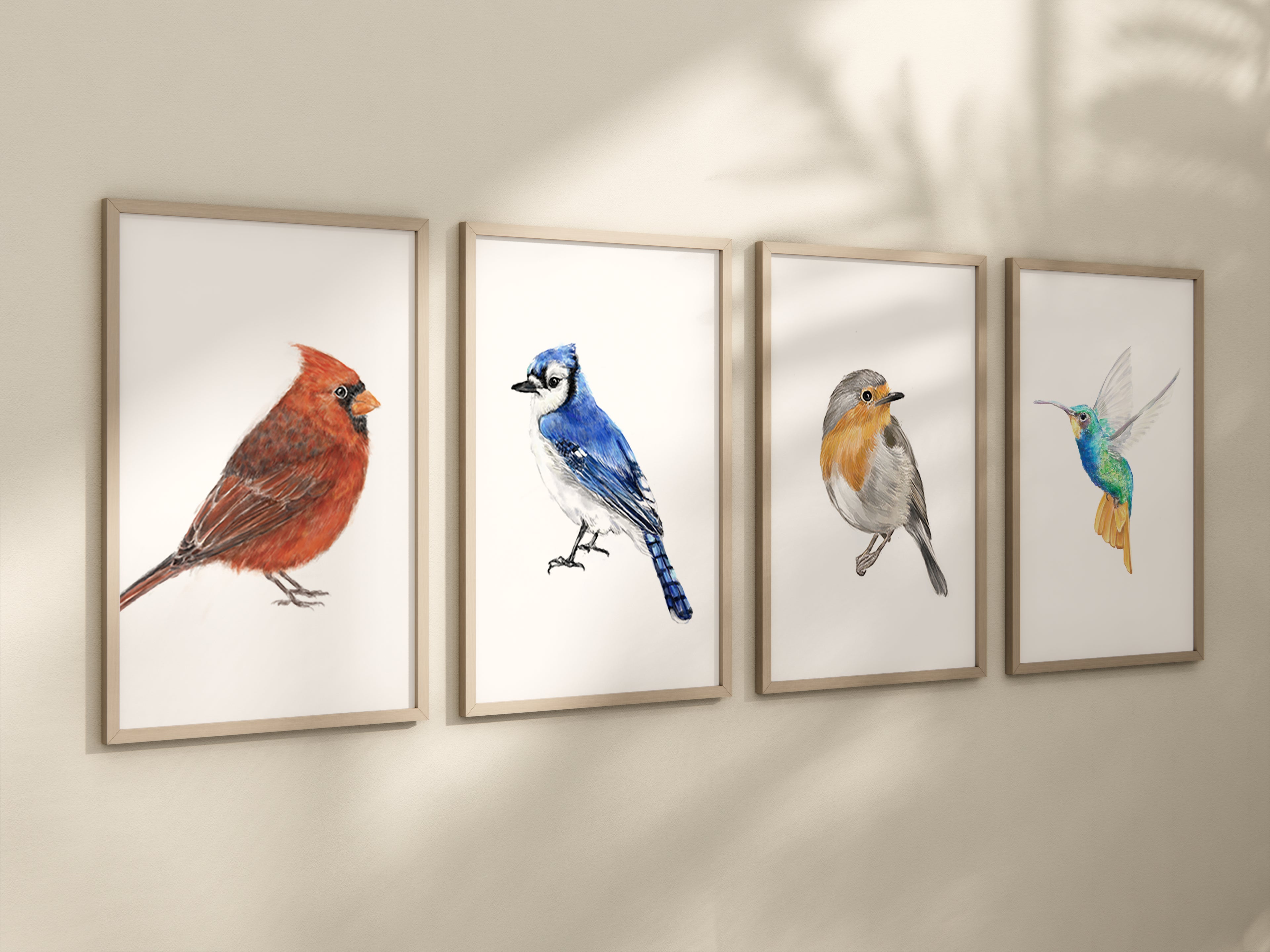 Blue Jay Bird Art Print