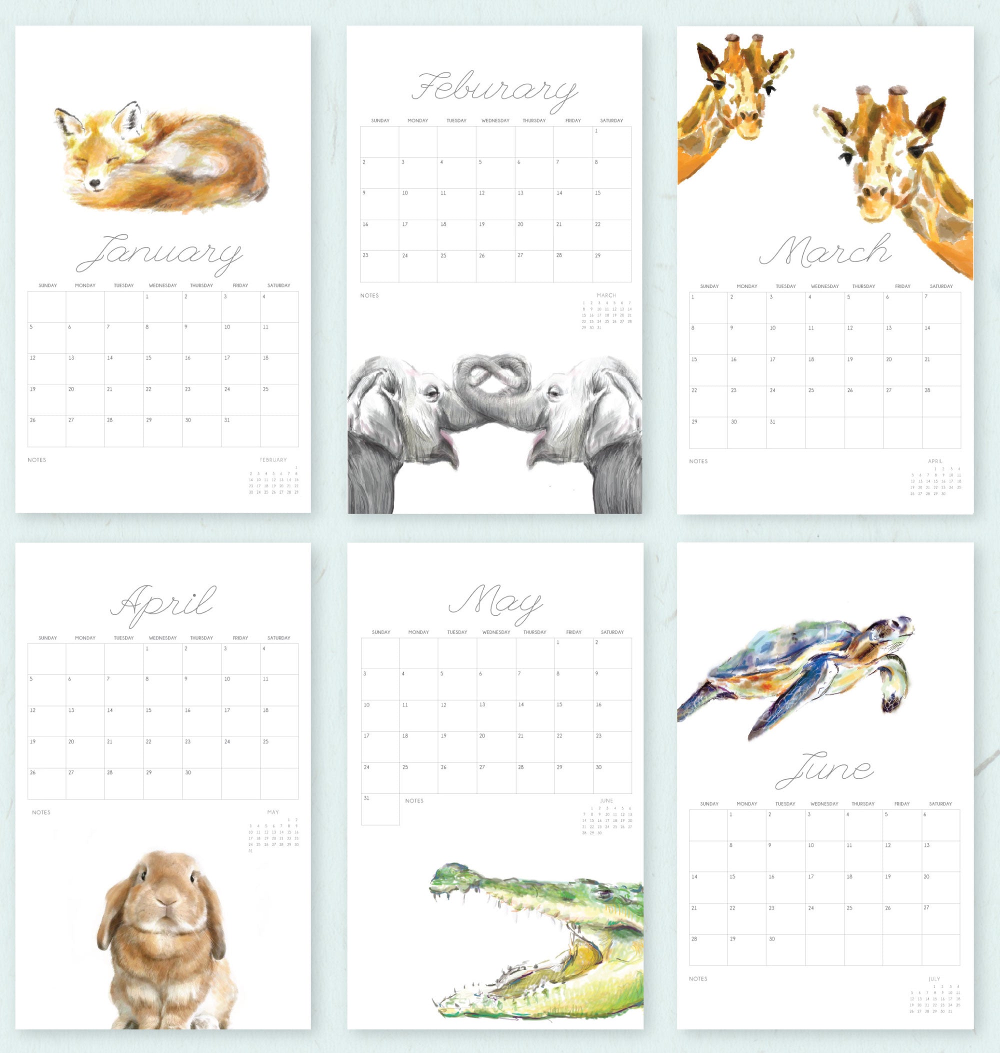 2026 Wall Calendar: Original